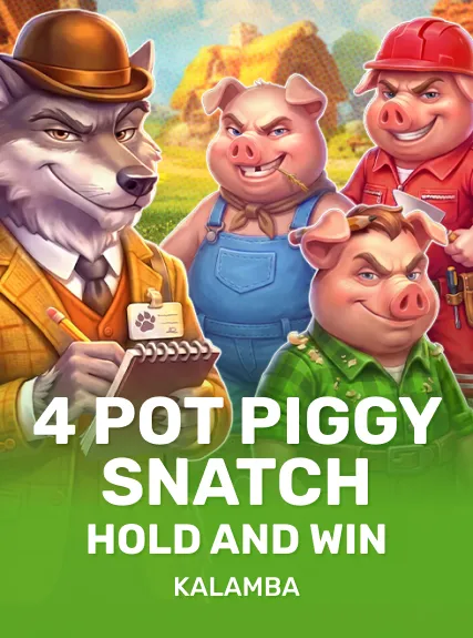 4 Pot Piggy Snatch Hold and Win game tile